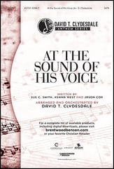 At the Sound of His Voice SATB choral sheet music cover
